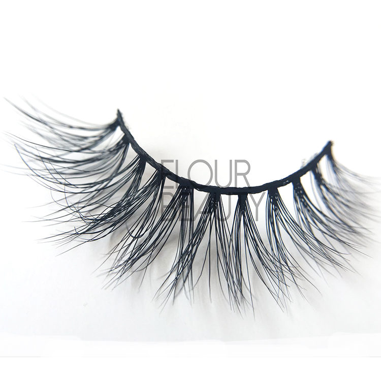 3D real mink false full eyelashes China wholesale EJ77